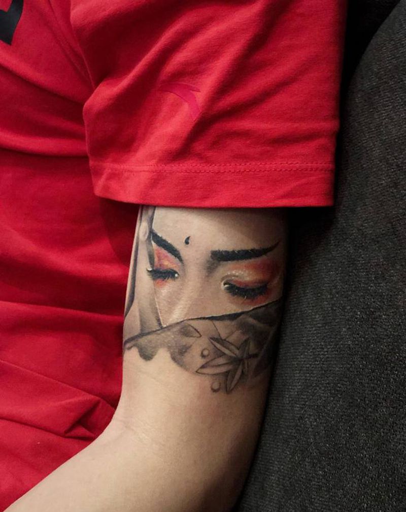 恢复纹身图片_手臂欧美写实纹身图案