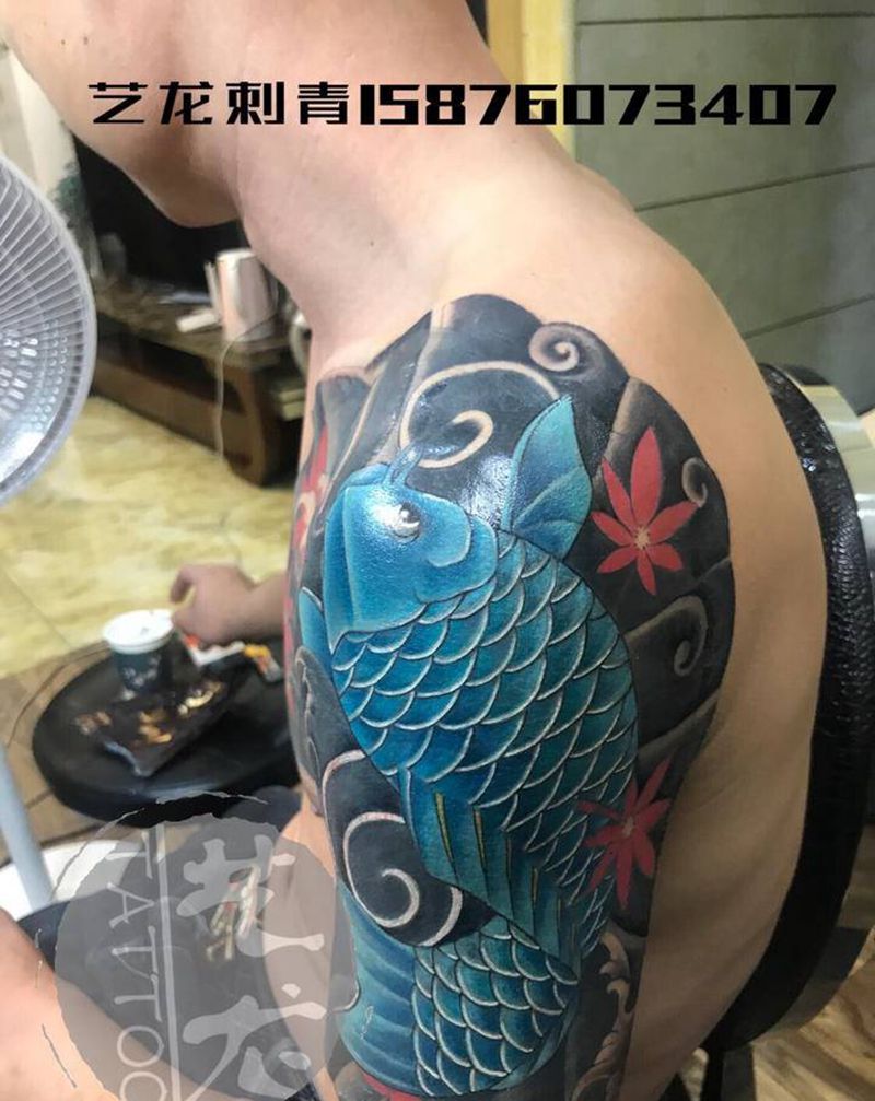 一个修改作品纹身图片_手臂新传统纹身图案