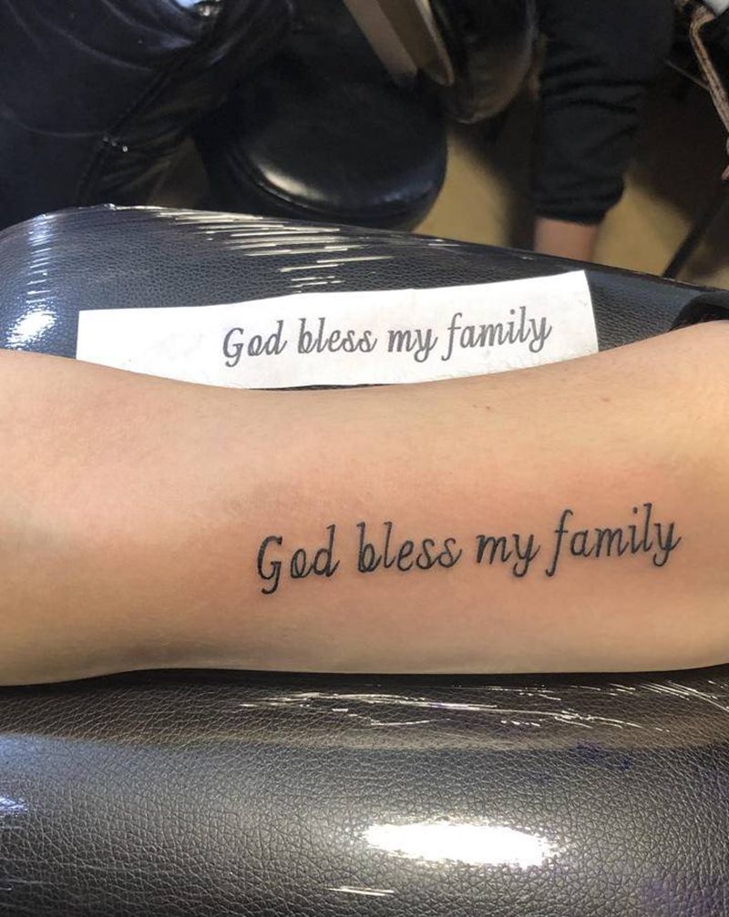 英文纹身图片_手臂纹身图案