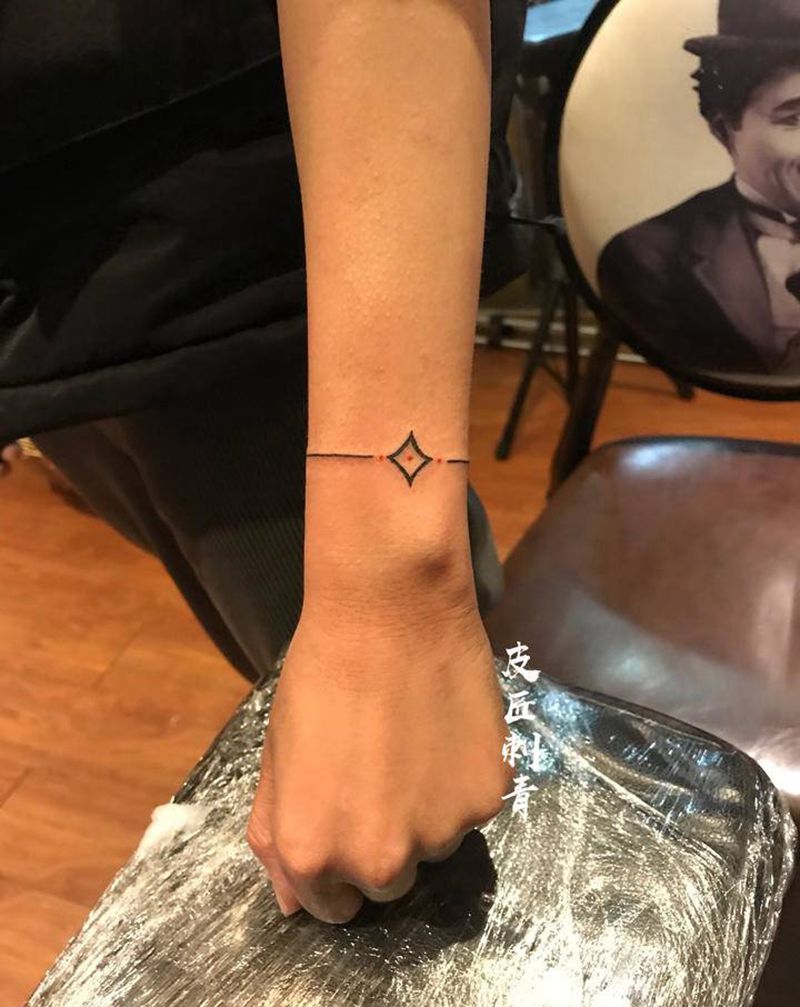 手环纹身纹身图片_手部新传统纹身图案