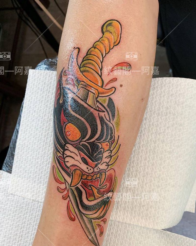 oldschool纹身图片_手部手臂Old SchoolNew School纹身图案