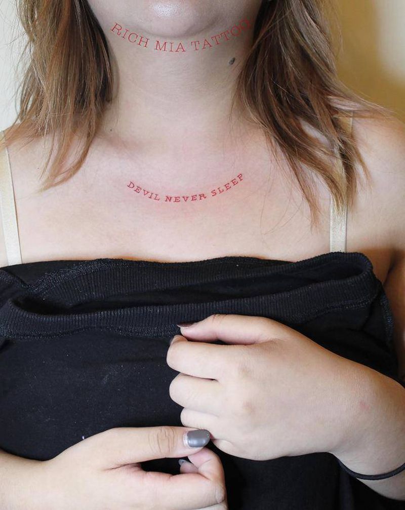 -纹身图片_胸部纹身图案