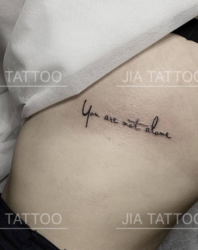 小清新纹身图片_腿部手臂水彩几何纹身图案