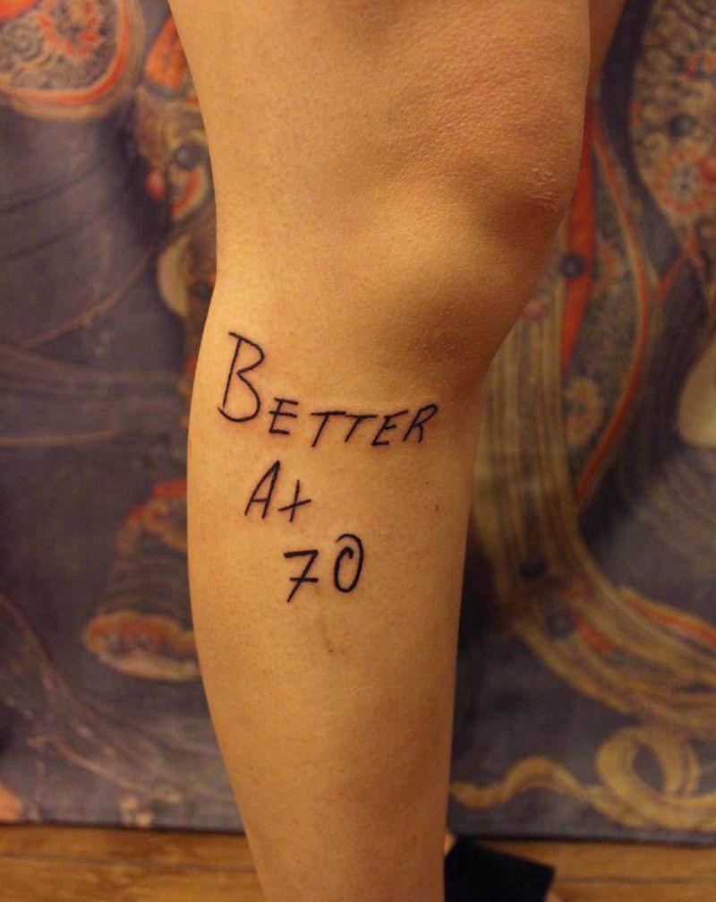 -纹身图片_腿部纹身图案