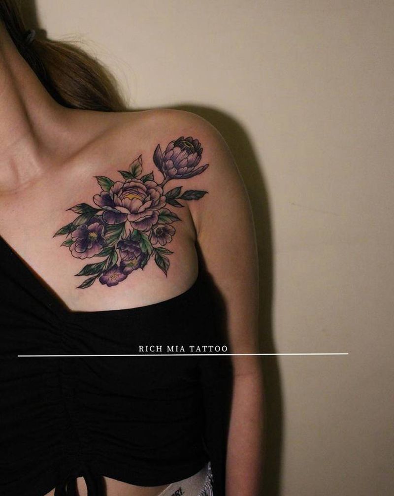 -纹身图片_胸部纹身图案