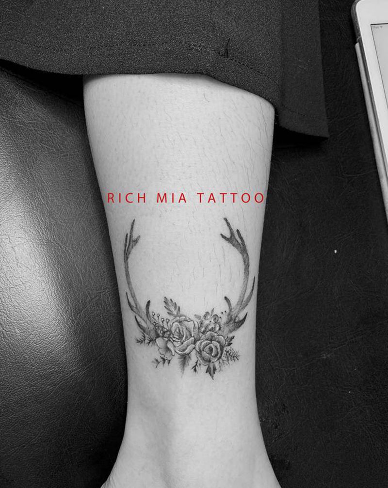 -纹身图片_脚部纹身图案