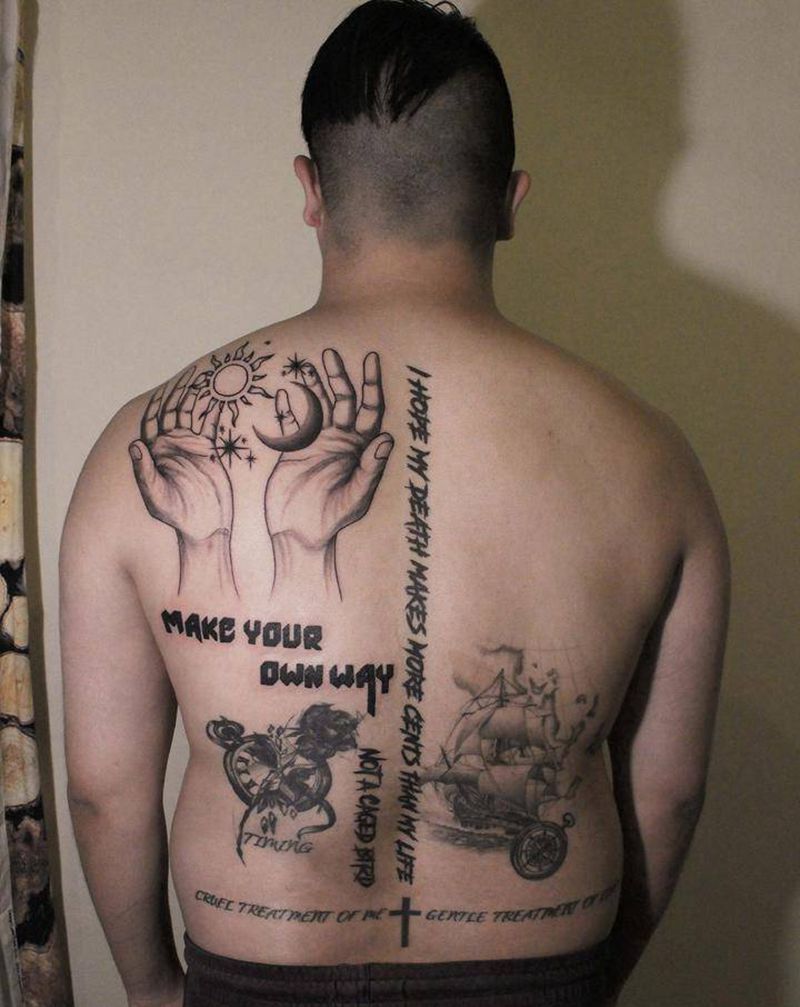 -纹身图片_背部纹身图案