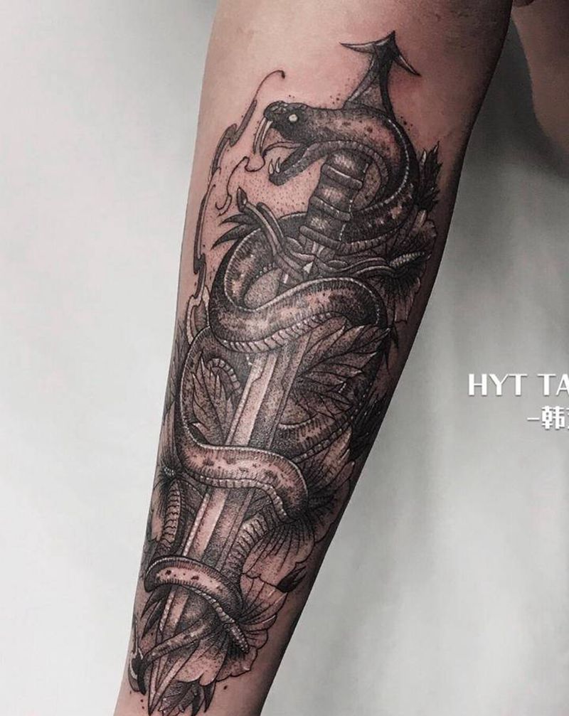 暗黑纹身图片_手臂手部纹身图案