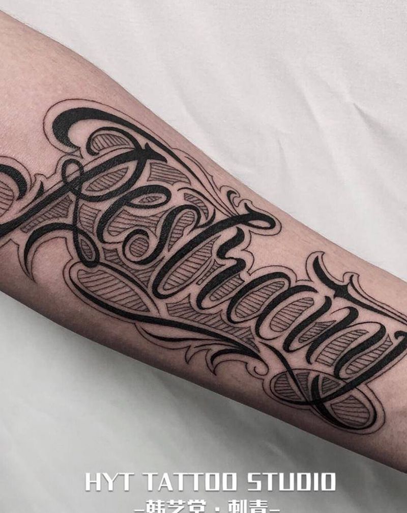 奇卡诺纹身图片_手臂手部纹身图案