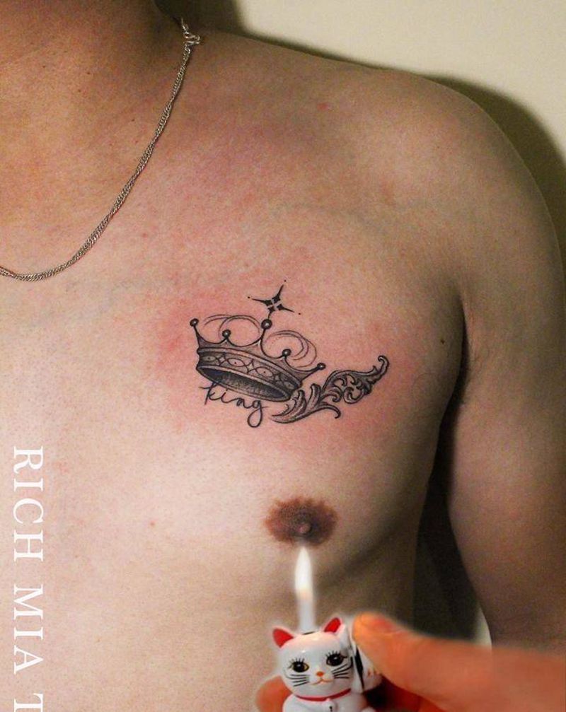 -纹身图片_胸部纹身图案