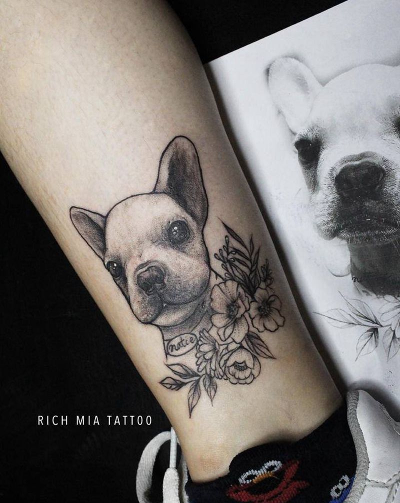 -纹身图片_腿部纹身图案