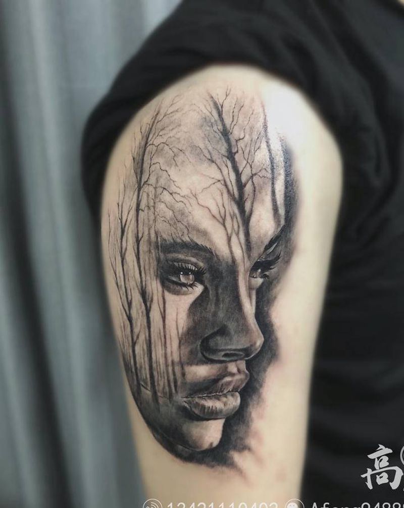 欧美小作纹身图片_手部欧美写实纹身图案