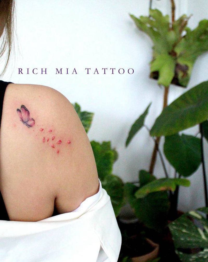 -纹身图片_肩部纹身图案