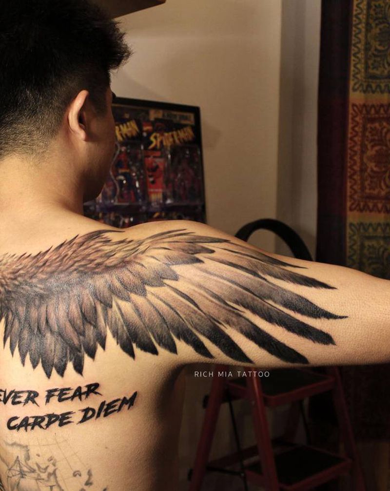 -纹身图片_手臂背部纹身图案