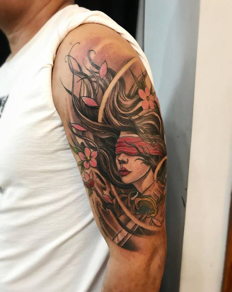 手臂纹身纹身图片_手臂新传统纹身图案