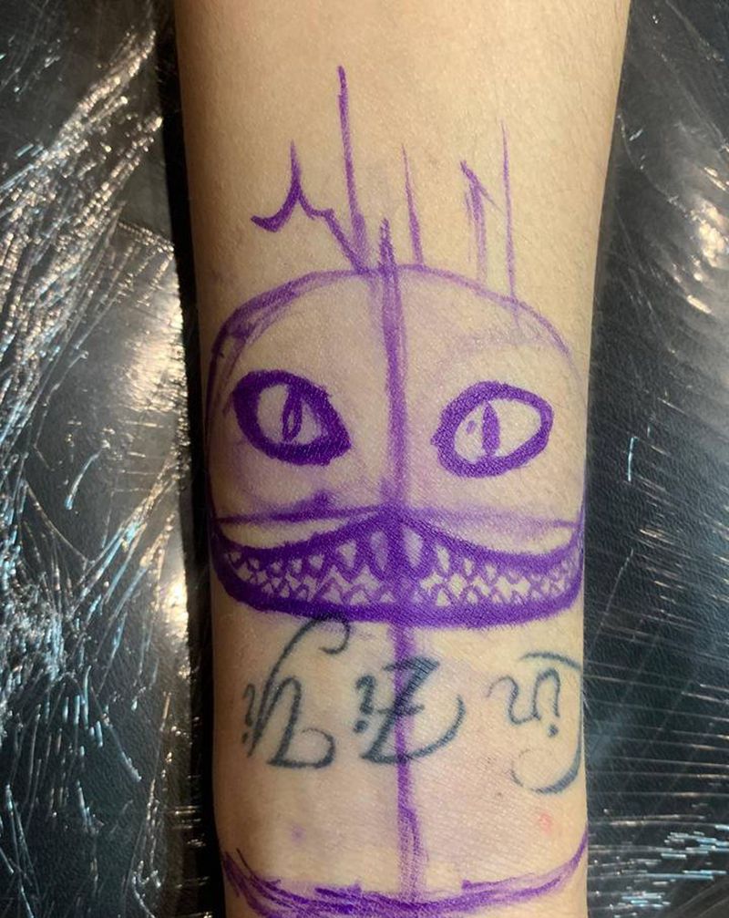 小恶魔纹身图片_手臂纹身图案