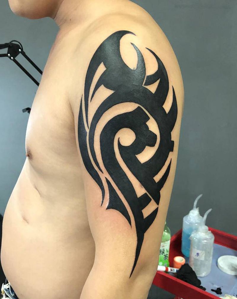 图腾纹身图片_手臂图腾纹身图案