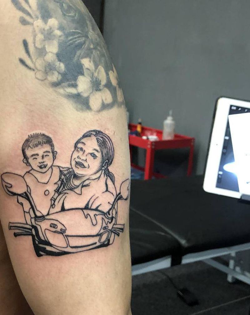 小清新纹身图片_手臂新传统画纹身图案