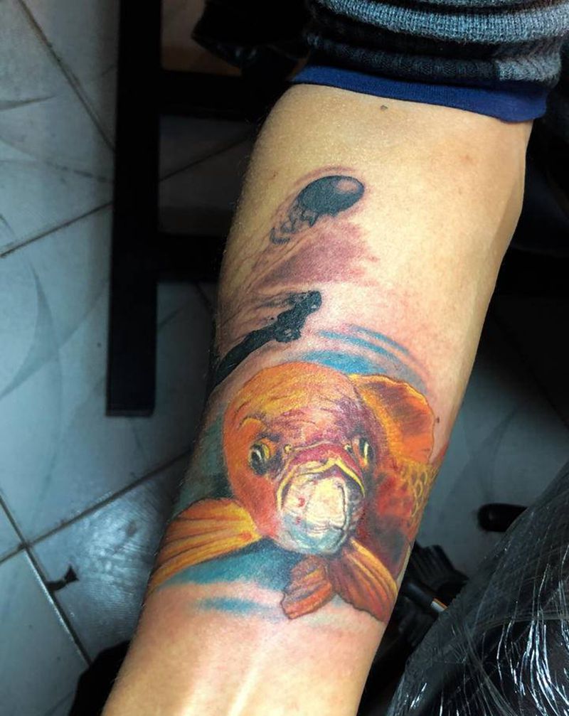 我的作品集纹身图片_肩部背部新传统欧美写实纹身图案