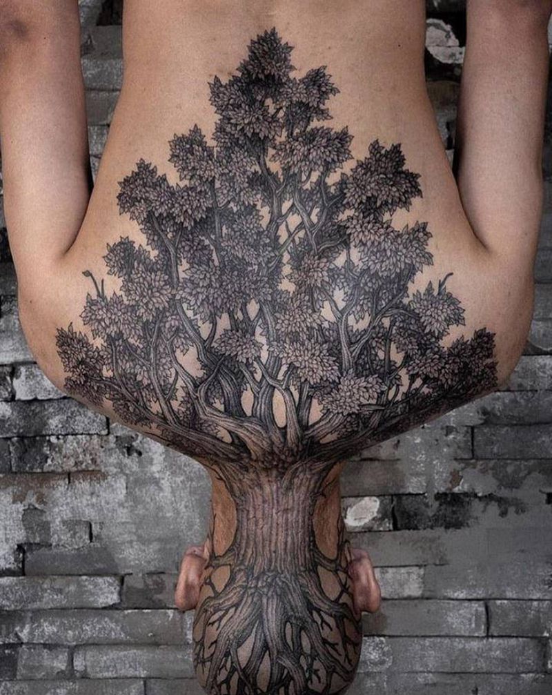 纹身欣赏纹身图片_颈部欧美写实纹身图案