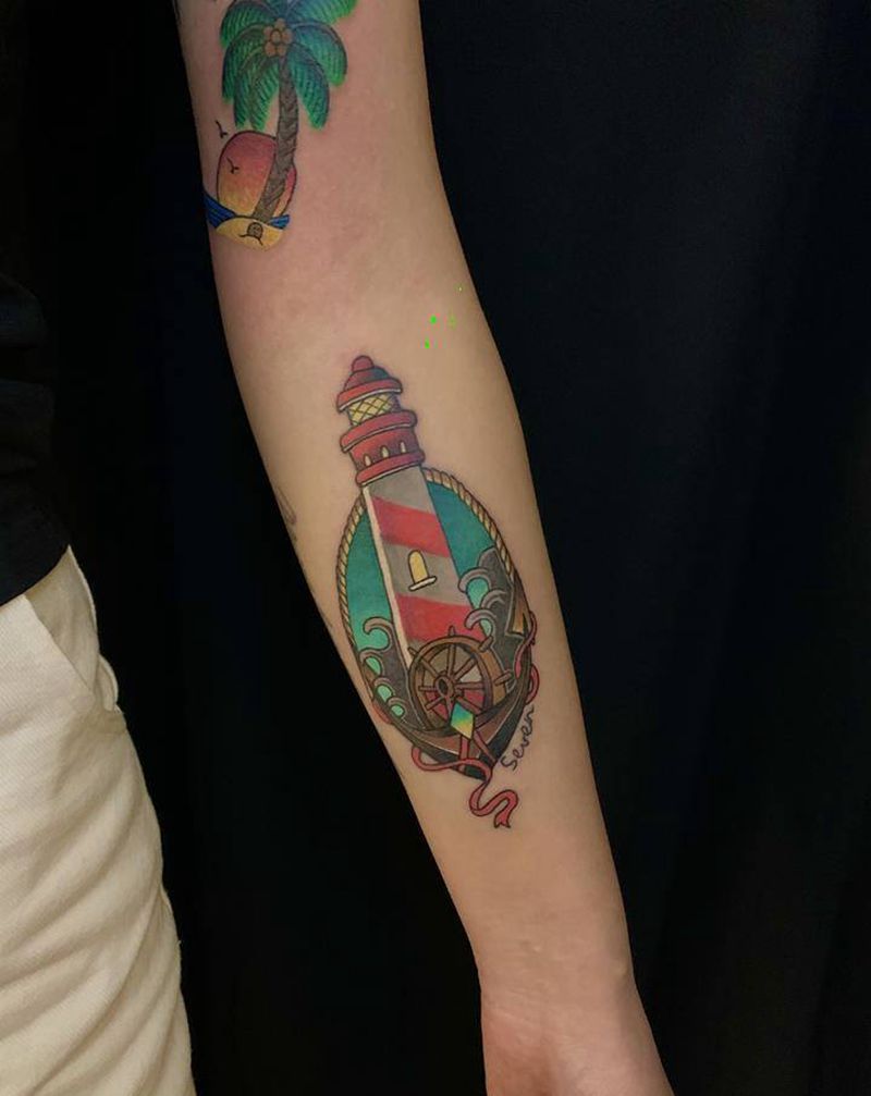 小图纹身图片_Old School纹身图案