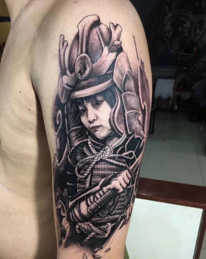 肖像纹身图片_手臂欧美写实纹身图案