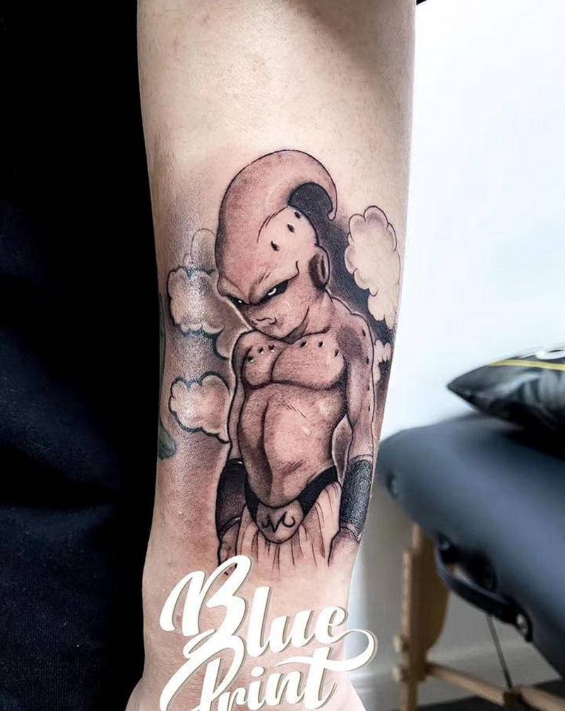 小布欧纹身图片_手部New School纹身图案