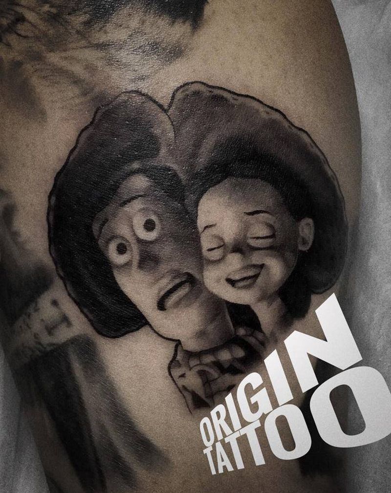 玩具总动员纹身图片_欧美写实纹身图案