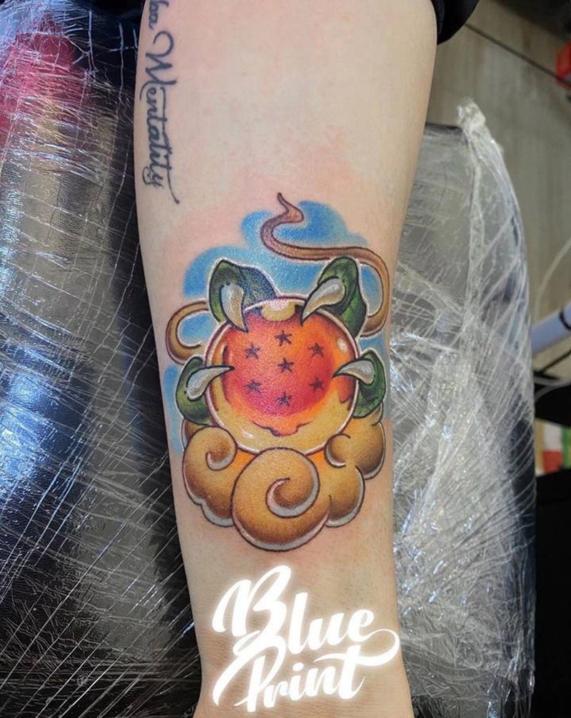 龙珠✪纹身图片_手部手臂New School纹身图案