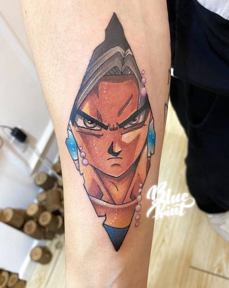 悟空，卡卡罗特纹身图片_手臂New School纹身图案