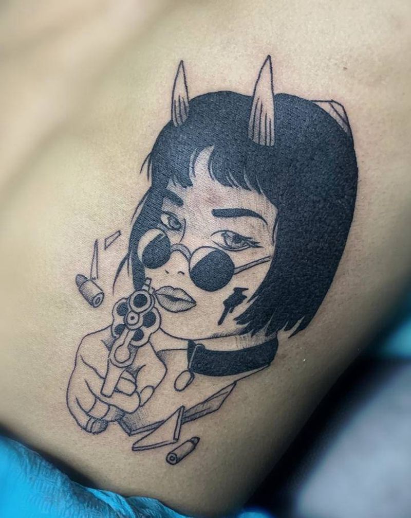 1纹身图片_腹部纹身图案