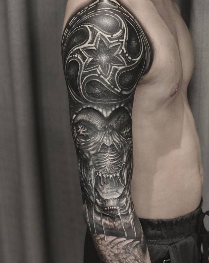 关于遮盖作品 ~纹身图片_手臂欧美写实纹身图案