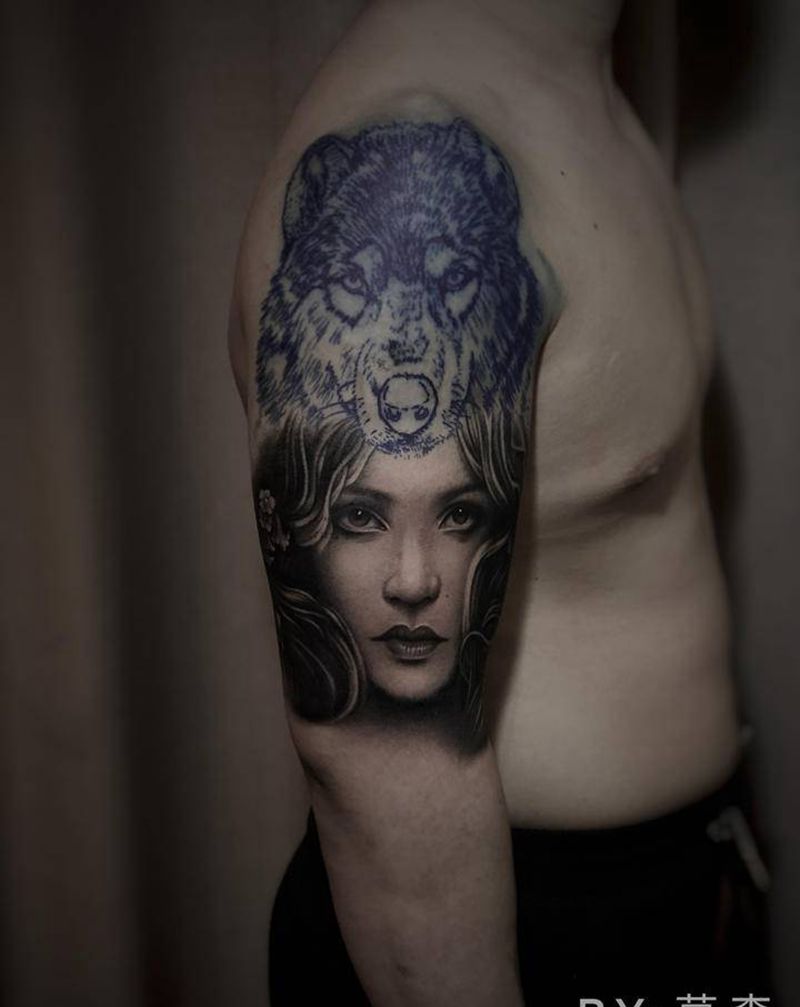 欧美纹身图片_手臂纹身图案