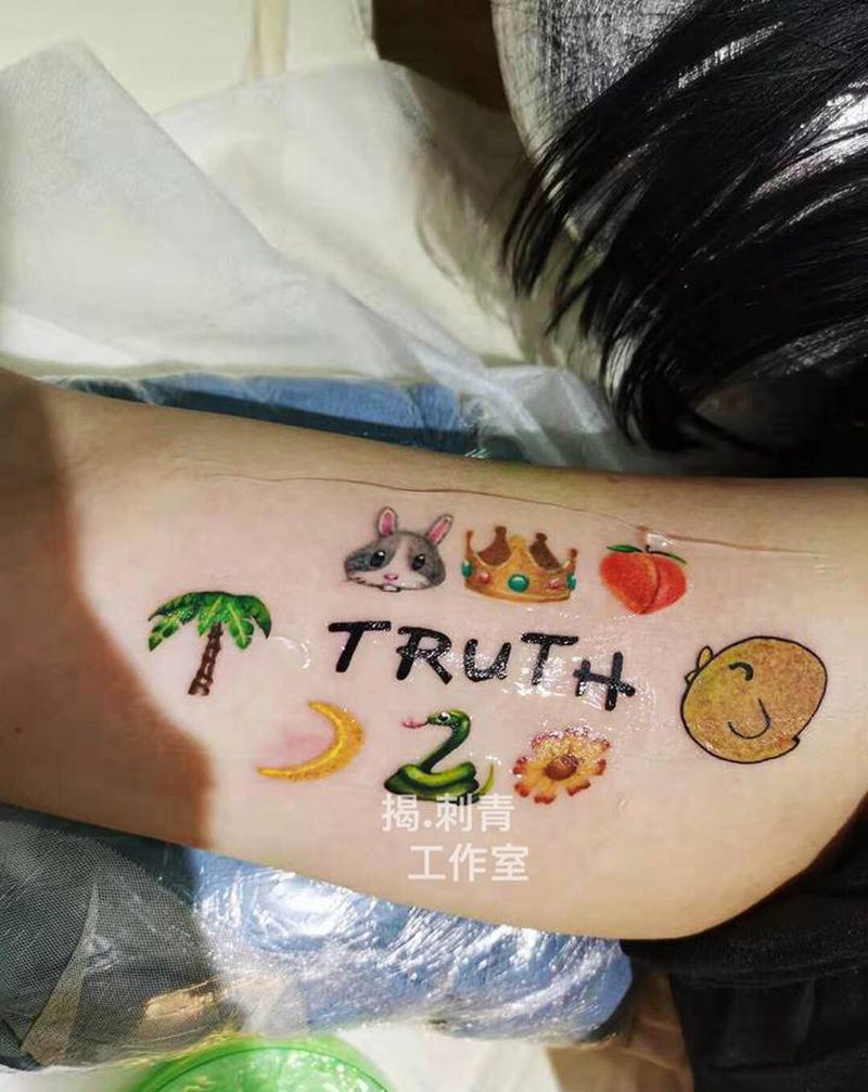 贴图纹身纹身图片_手臂水彩纹身图案