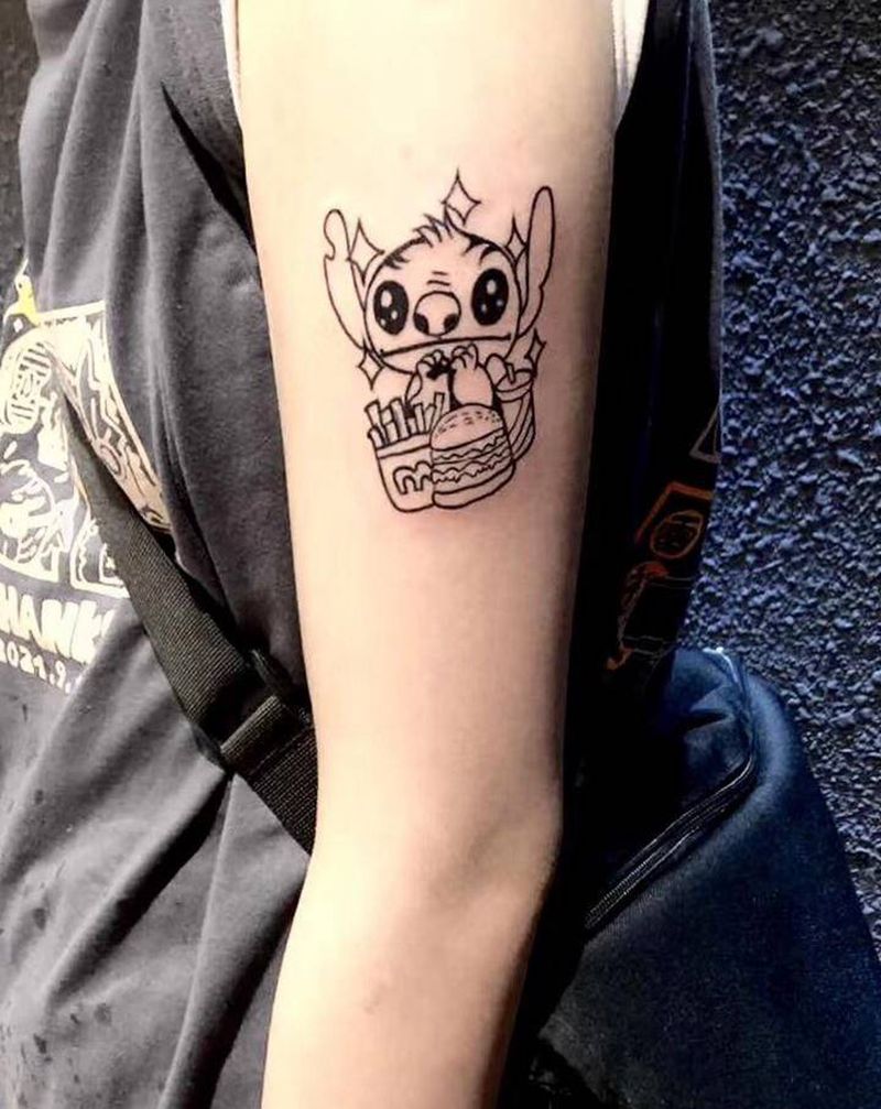 史迪仔纹身图片_Old School纹身图案