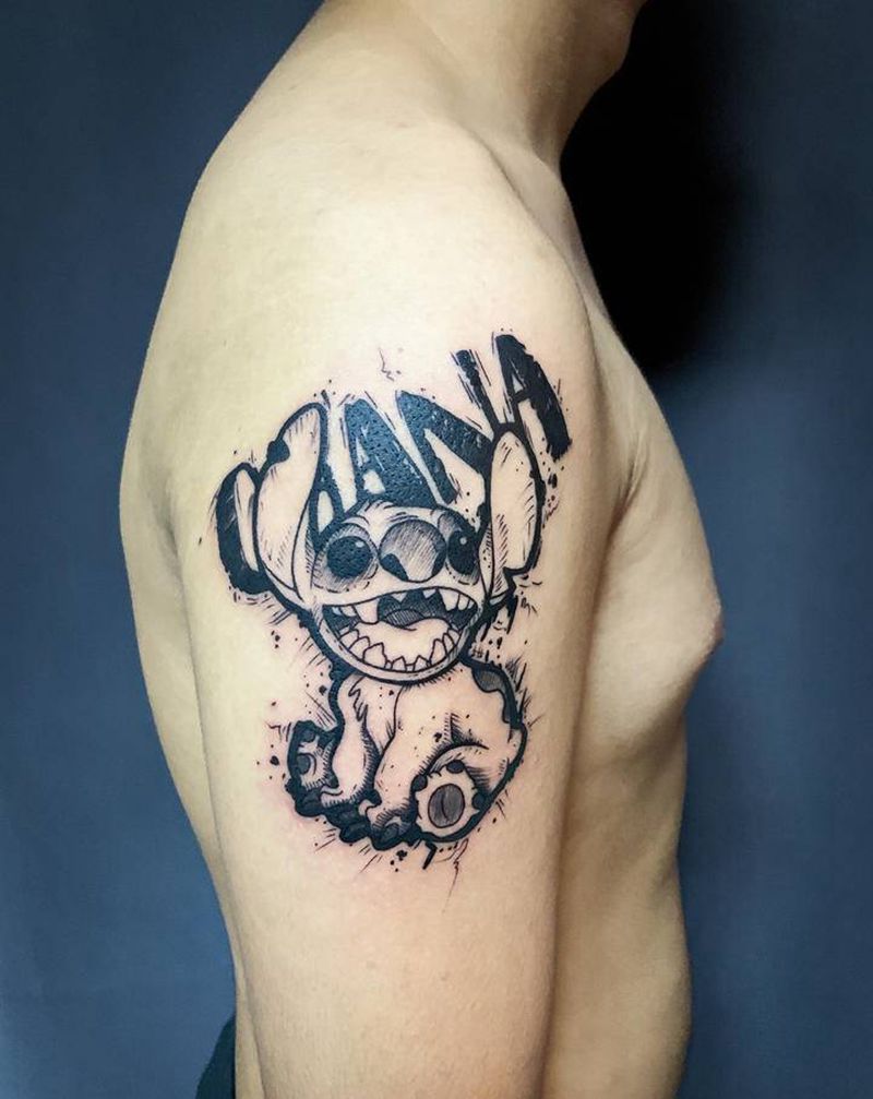 大臂纹身图片_手臂纹身图案