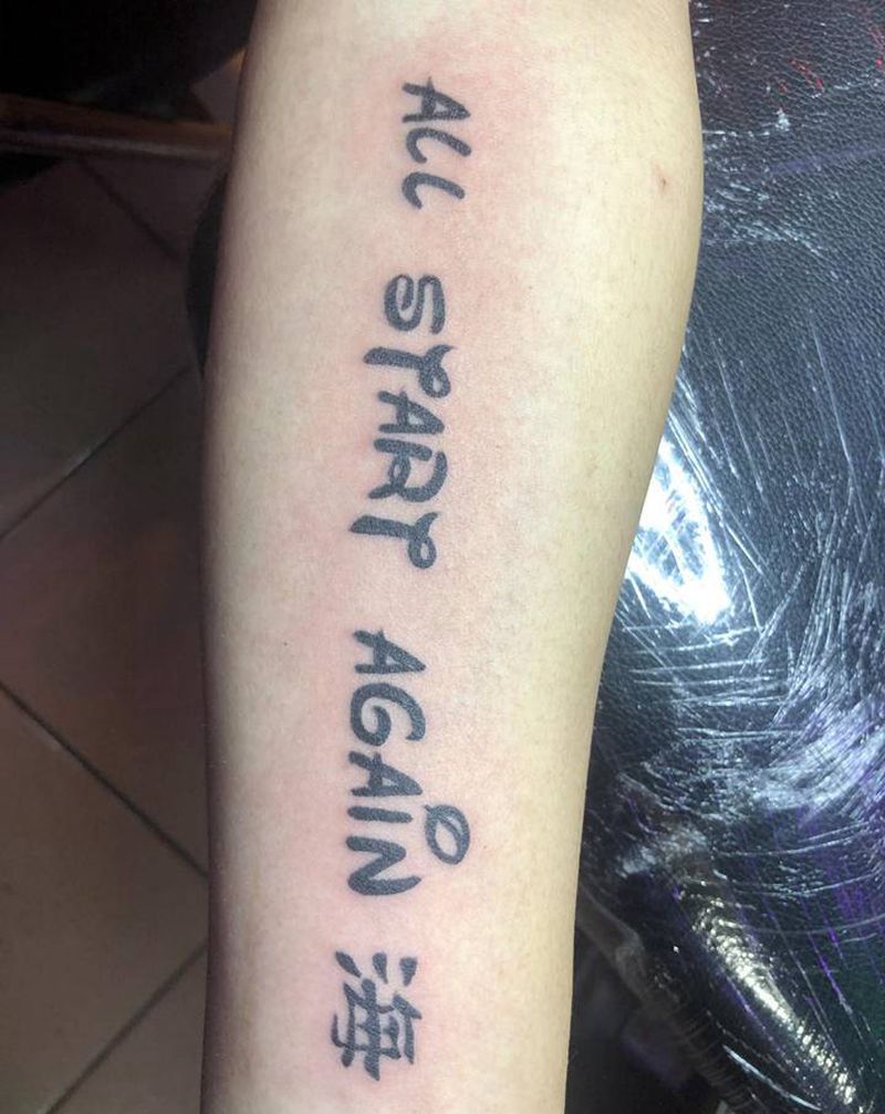 英文纹身图片_手部纹身图案