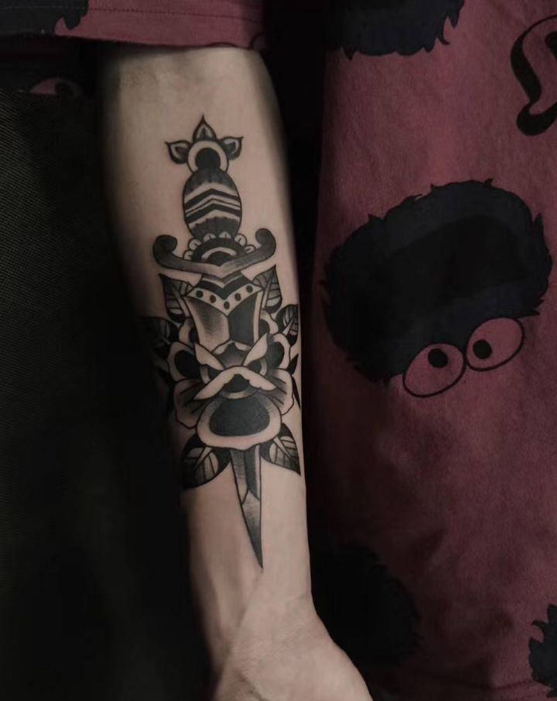 school纹身图片_New School纹身图案