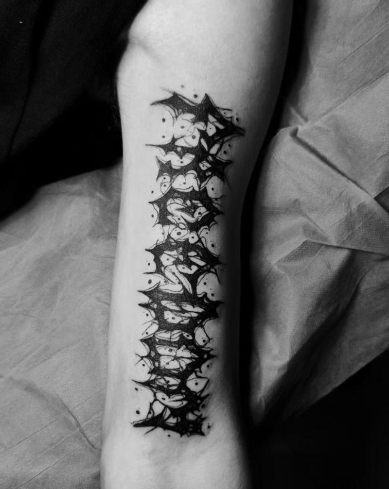 设计稿手写纹身图片_花体字纹身图案