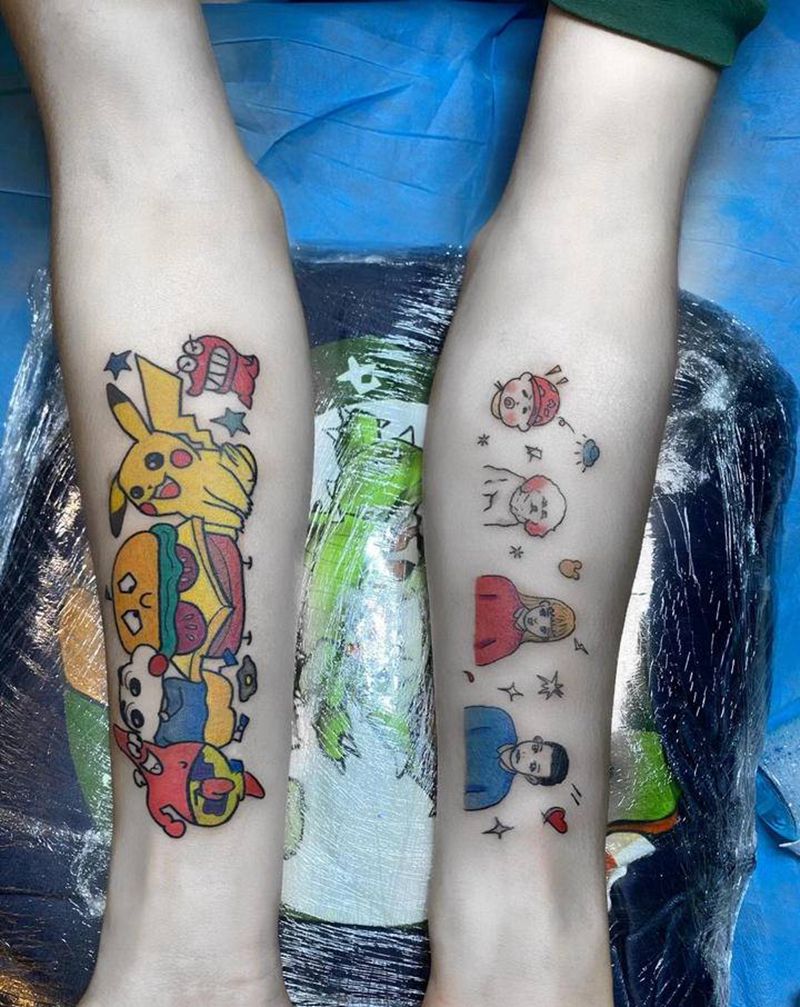 设计稿小彩纹身图片_手臂纹身图案