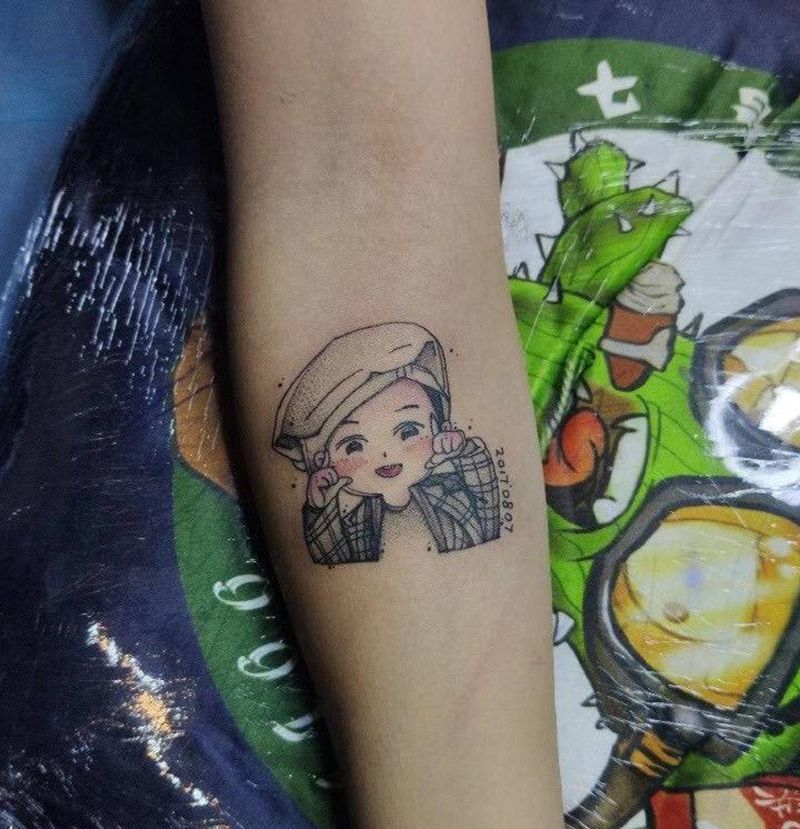 设计 漫头纹身图片_手部纹身图案