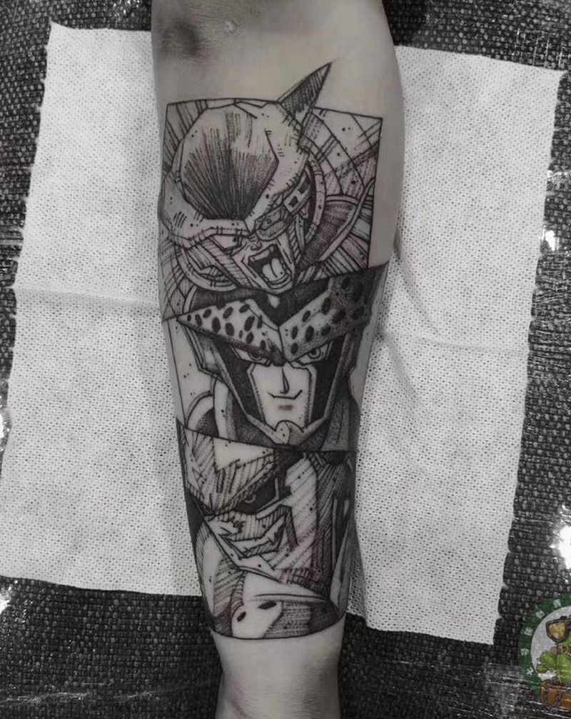 动漫小臂纹身图片_手臂纹身图案