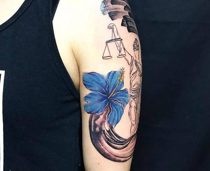 什么鬼女神纹身图片_手臂纹身图案