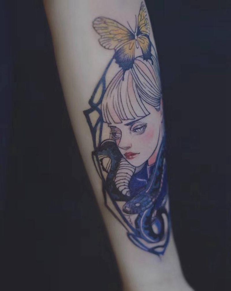 遮盖纹身图片_手部纹身图案