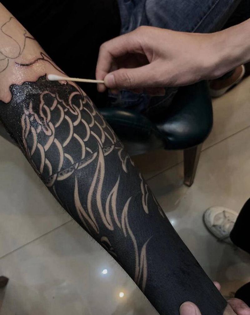 花臂修改纹身图片_手臂纹身图案