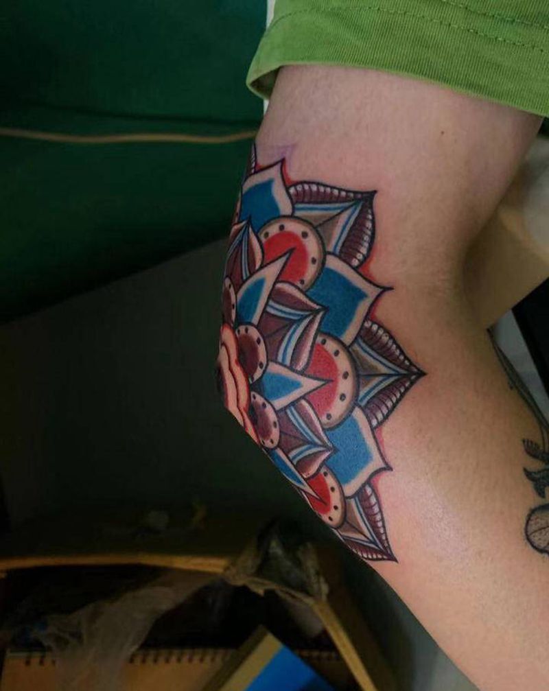 花肘子纹身图片_Old SchoolNew School纹身图案