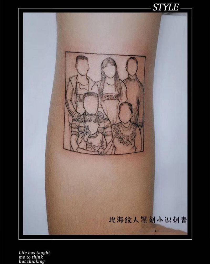 照片纹身图片_手臂纹身图案