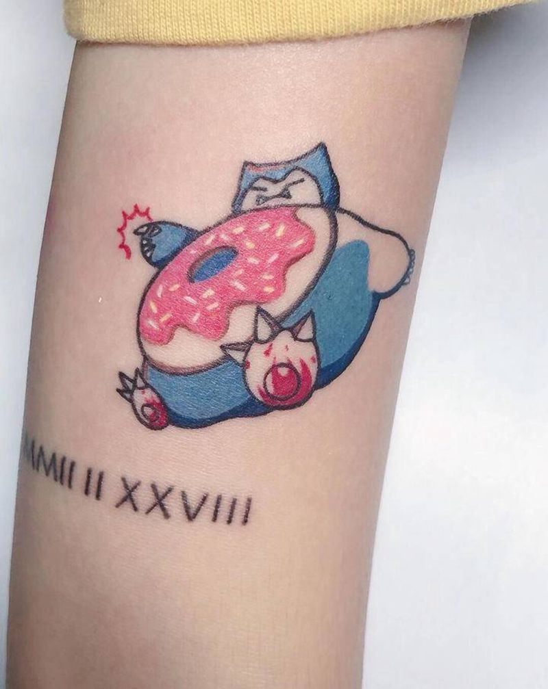 卡比兽攻击～纹身图片_手臂纹身图案