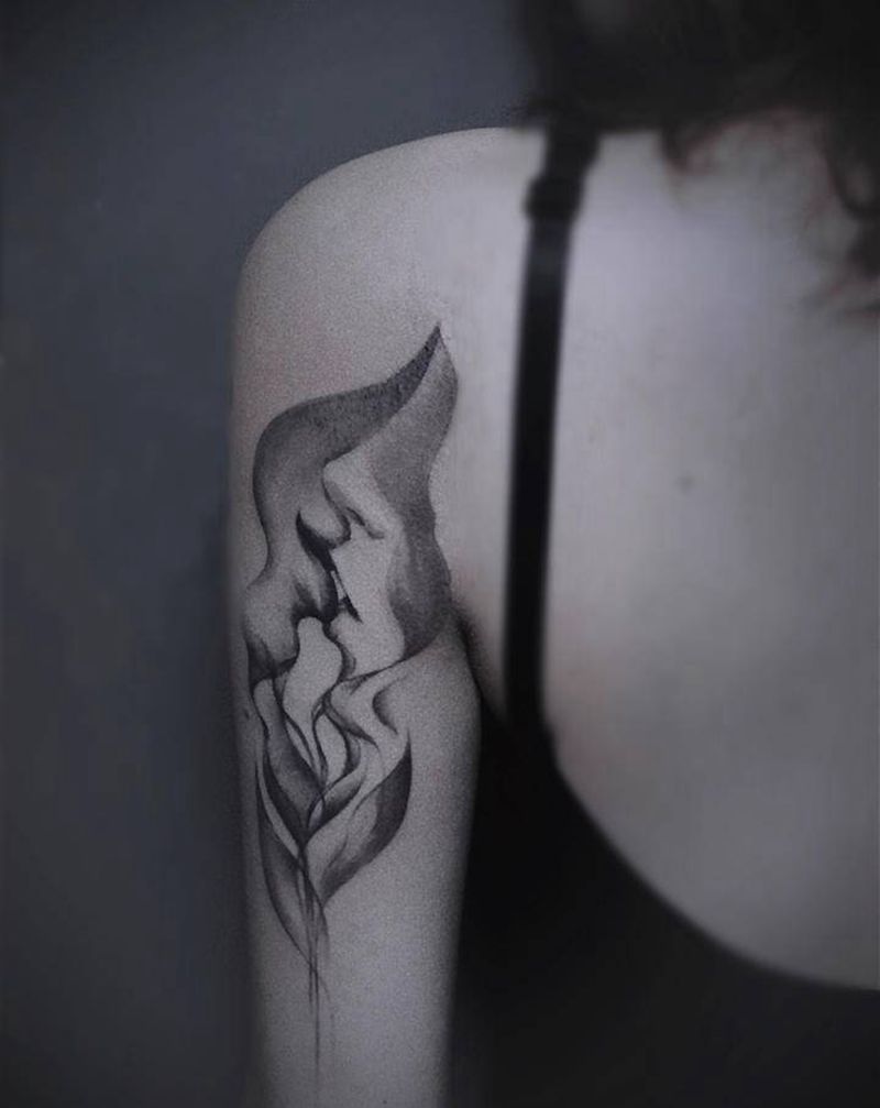 抽象纹身纹身图片_手臂纹身图案