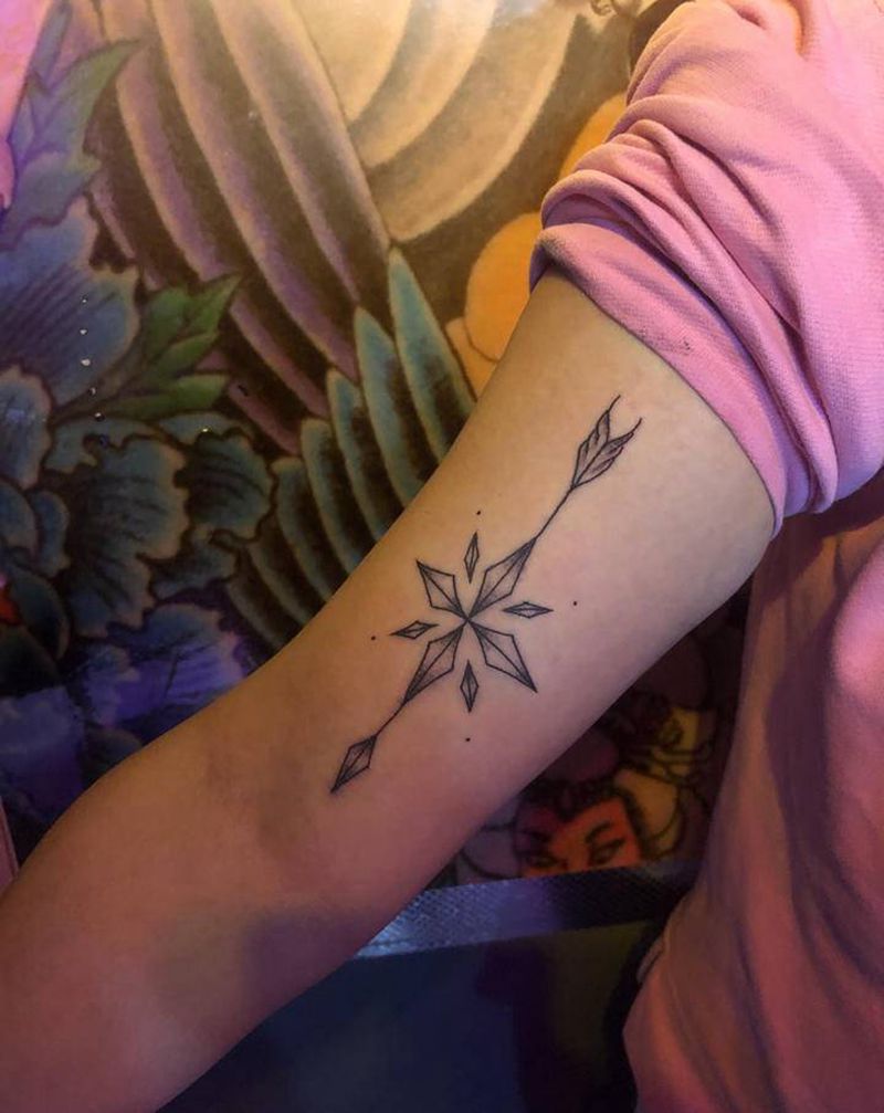 小清新纹身图片_手部纹身图案